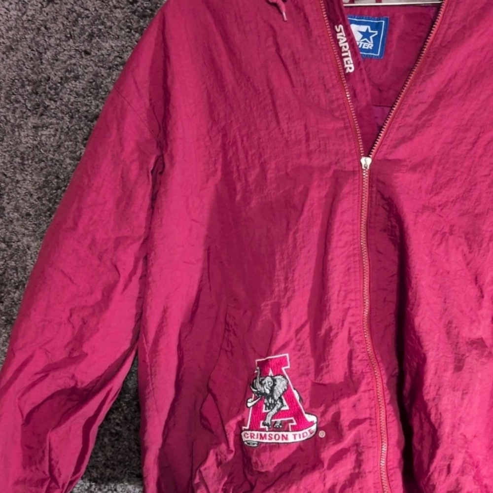 Alabama Crimson Tide Starter Jacket Size Xl Vintage NCAA - Picture 9 of 9